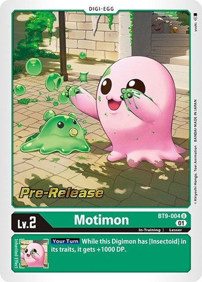 Motimon (#BT9-004 U) (X Record Pre-Release Cards)