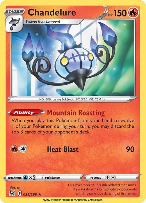 Chandelure (#026/196) (SWSH11: Lost Origin)