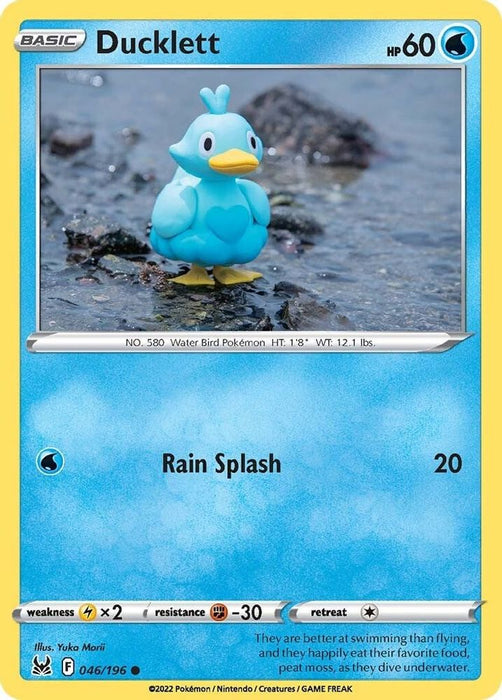 Ducklett (#046/196) (SWSH11: Lost Origin) Near Mint Reverse Holofoil