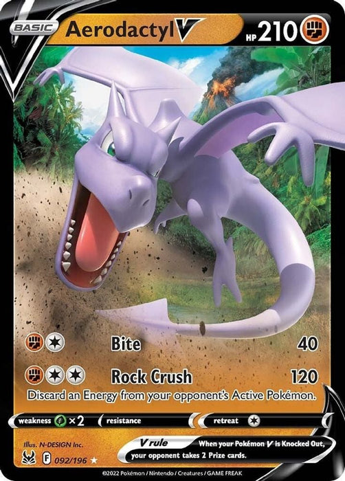 Aerodactyl V (#092/196) (SWSH11: Lost Origin)