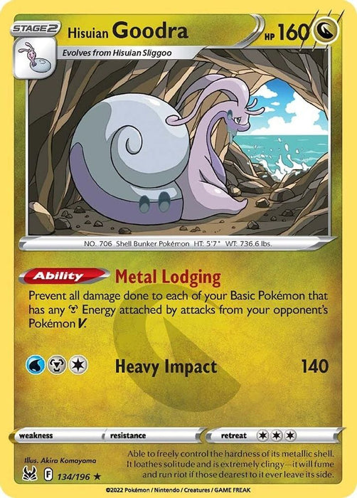 Hisuian Goodra (#134/196) (SWSH11: Lost Origin)