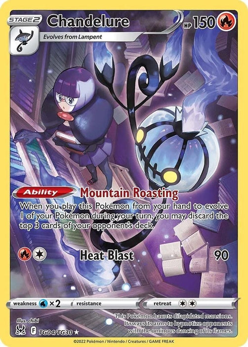 Chandelure (#TG04/TG30) (SWSH11: Lost Origin Trainer Gallery)