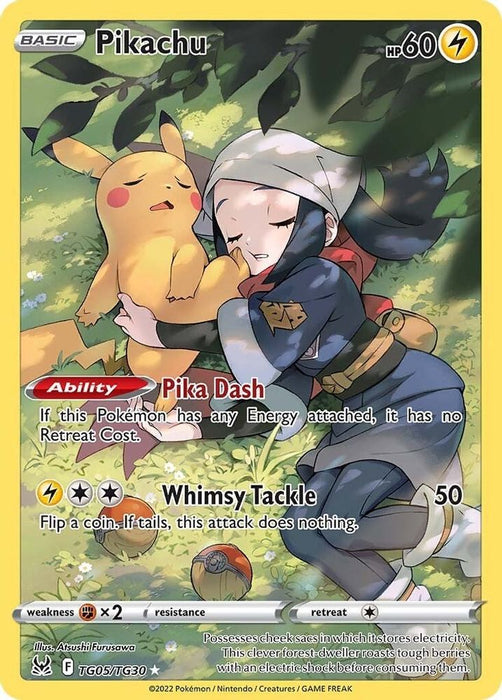 Pikachu (#TG05/TG30) (SWSH11: Lost Origin Trainer Gallery) Near Mint Holofoil