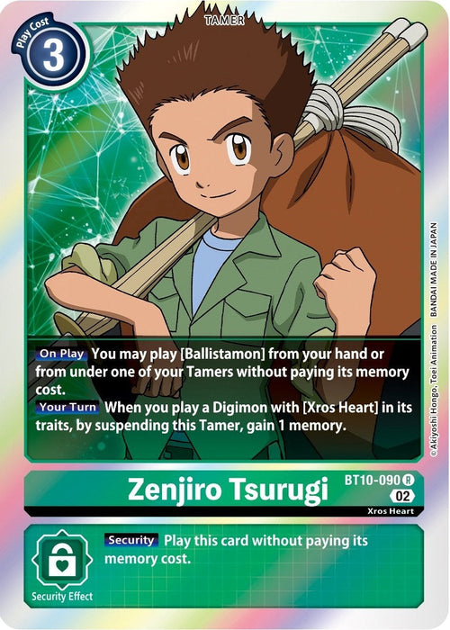 Image for Zenjiro Tsurugi (BT10-090 R) - Digimon Card Game