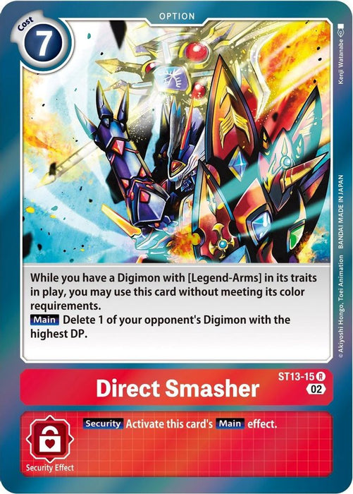 Direct Smasher (#ST13-15 R) (Starter Deck 13: Ragnaloardmon) Near Mint Foil