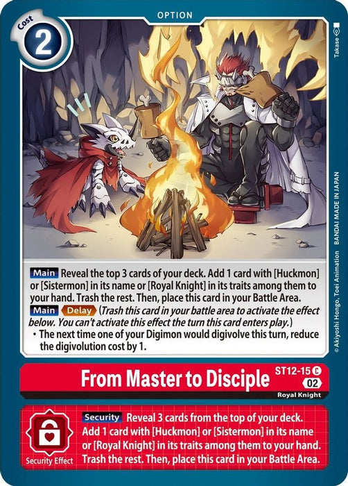 From Master to Disciple (#ST12-15 C) (Starter Deck 12: Jesmon) Near Mint