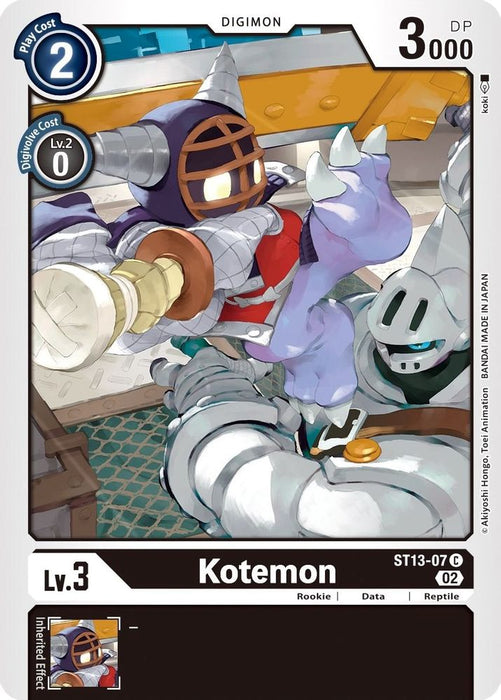 Kotemon (#ST13-07 C) (Starter Deck 13: Ragnaloardmon) Near Mint