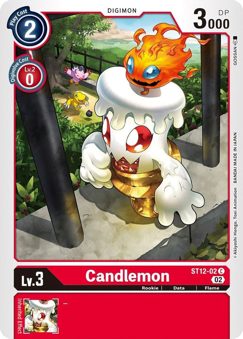 Candlemon (#ST12-02 C) (Starter Deck 12: Jesmon) Near Mint
