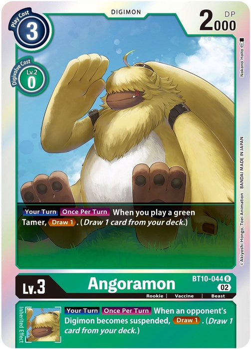 Image for Angoramon (BT10-044 R) - Digimon Card Game