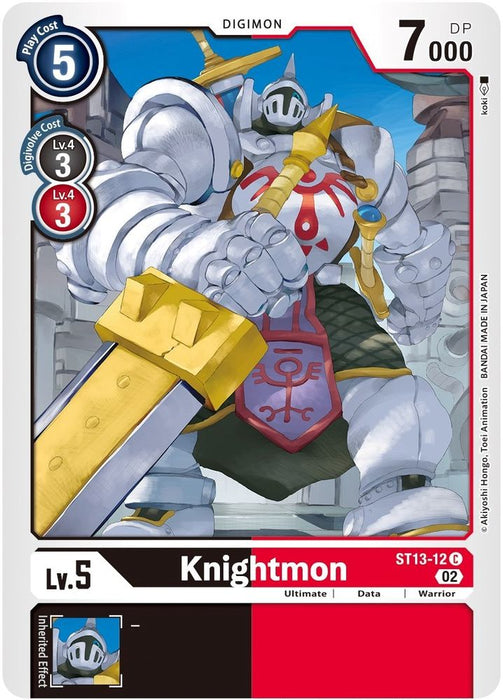 Knightmon (#ST13-12 C) (Starter Deck 13: Ragnaloardmon) Near Mint