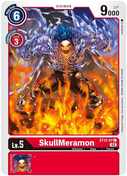 SkullMeramon (#ST12-07 C) (Starter Deck 12: Jesmon) Near Mint