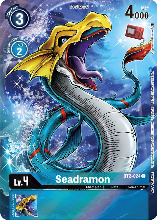Image for Seadramon (25th Special Memorial Pack) (BT2-024 C) - Digimon Card Game