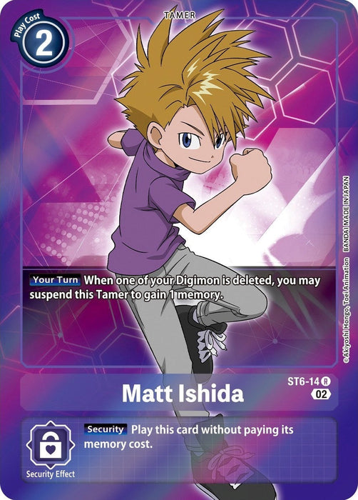 Image for Matt Ishida (Alternate Art) (ST6-14 R) - Digimon Card Game