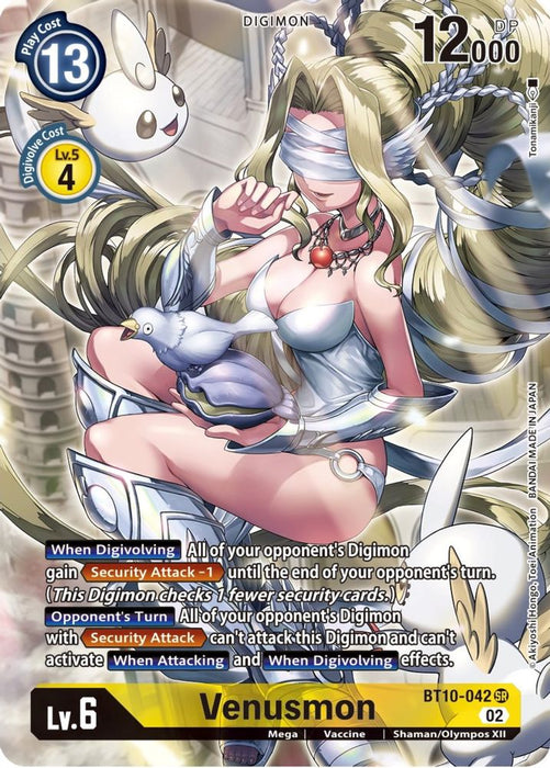 Venusmon (Alternate Art) (#BT10-042 SR) (Xros Encounter) Near Mint Foil