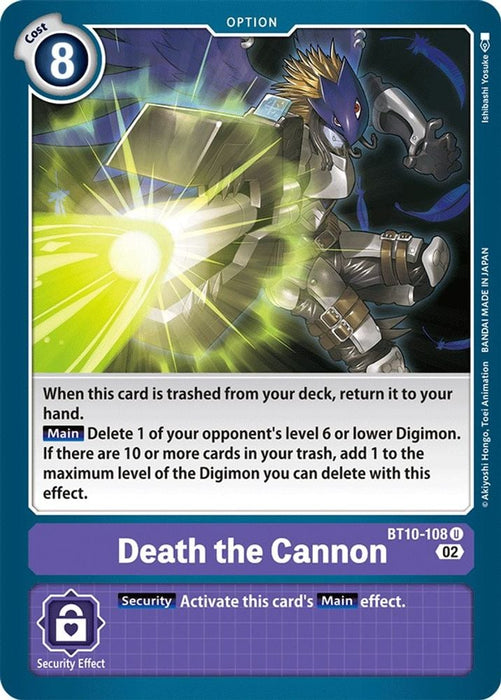Death the Cannon (#BT10-108 U) (Xros Encounter) Near Mint