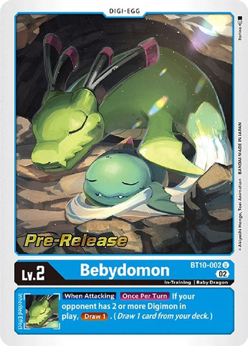 Bebydomon (#BT10-002 U) (Xros Encounter Pre-Release Cards) Near Mint Foil
