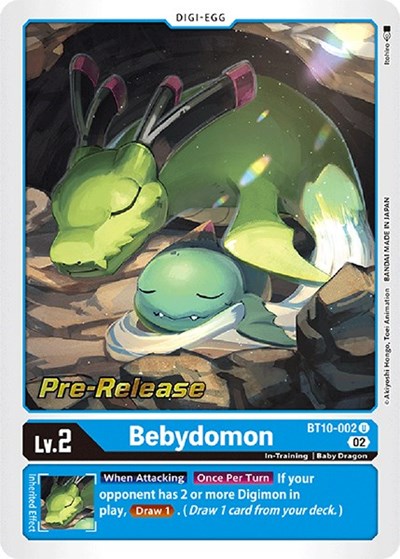 Bebydomon (#BT10-002 U) (Xros Encounter Pre-Release Cards)
