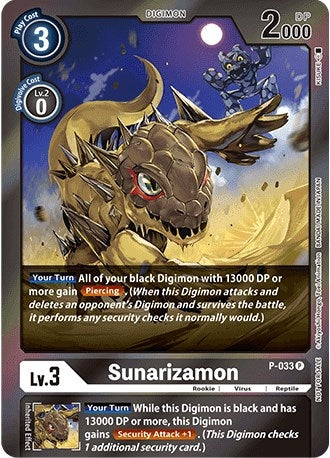 Image for Sunarizamon (Gift Box 2022) (P-033 P) - Digimon Card Game