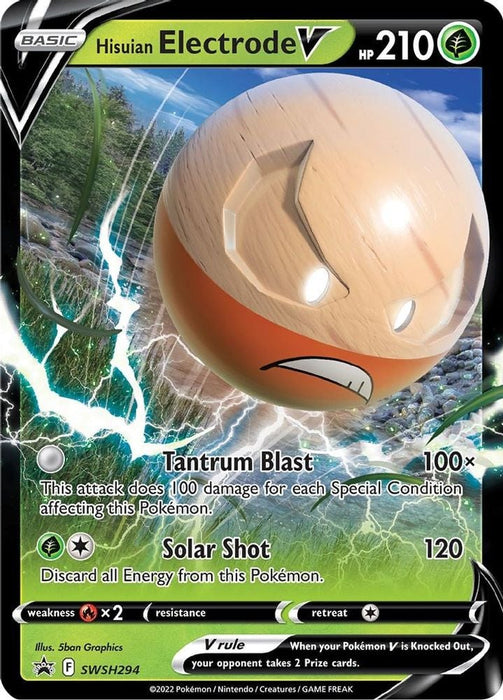 Hisuian Electrode V - SWSH294 (#SWSH294) (SWSH: Sword & Shield Promo Cards)