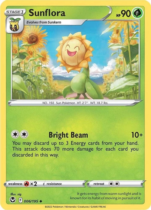 Sunflora (#006/195) (SWSH12: Silver Tempest)