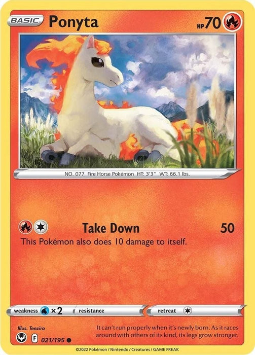 Ponyta (#021/195) (SWSH12: Silver Tempest)