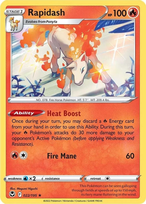 Rapidash (#022/195) (SWSH12: Silver Tempest)