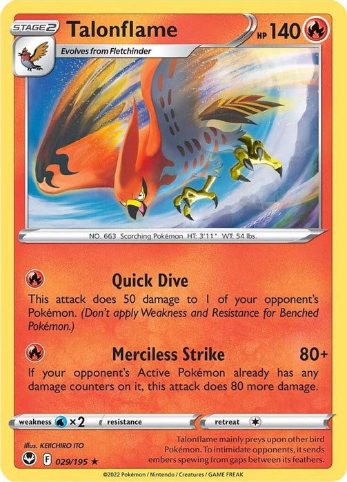 Talonflame (#029/195) (SWSH12: Silver Tempest)