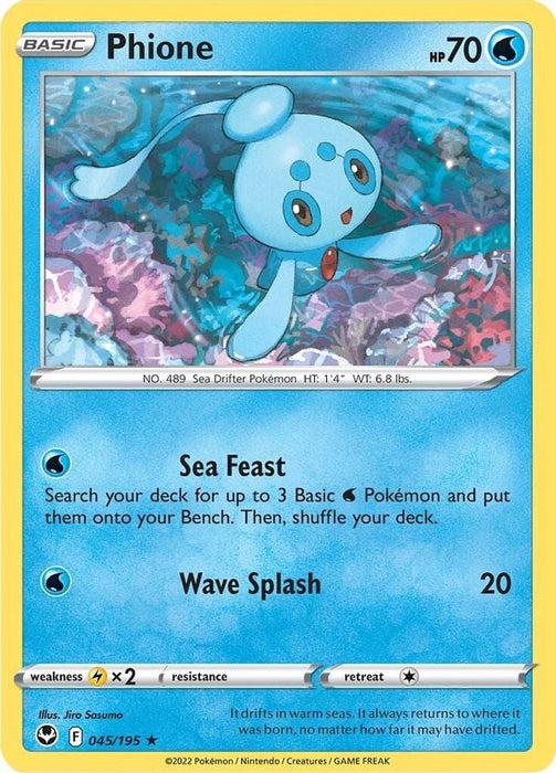 Phione (#045/195) (SWSH12: Silver Tempest)