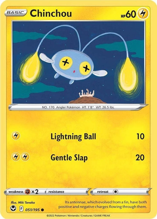 Chinchou (#051/195) (SWSH12: Silver Tempest)