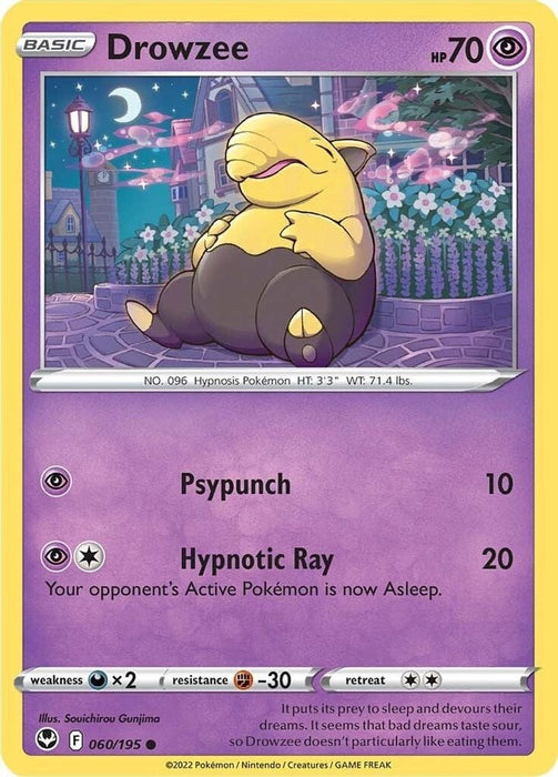 Drowzee (#060/195) (SWSH12: Silver Tempest)