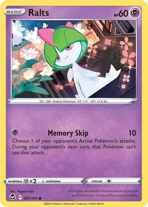 Ralts (#067/195) (SWSH12: Silver Tempest)