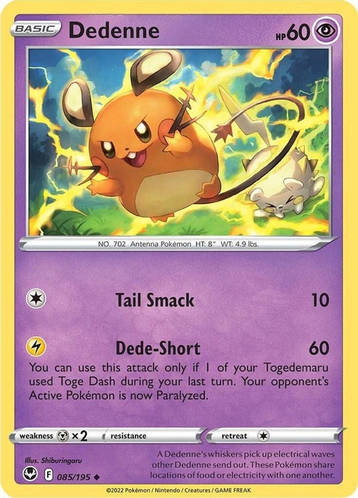 Dedenne (#085/195) (SWSH12: Silver Tempest)