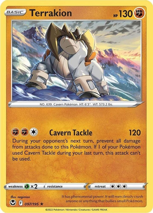 Terrakion (#097/195) (SWSH12: Silver Tempest)