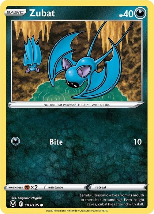 Zubat (#103/195) (SWSH12: Silver Tempest)
