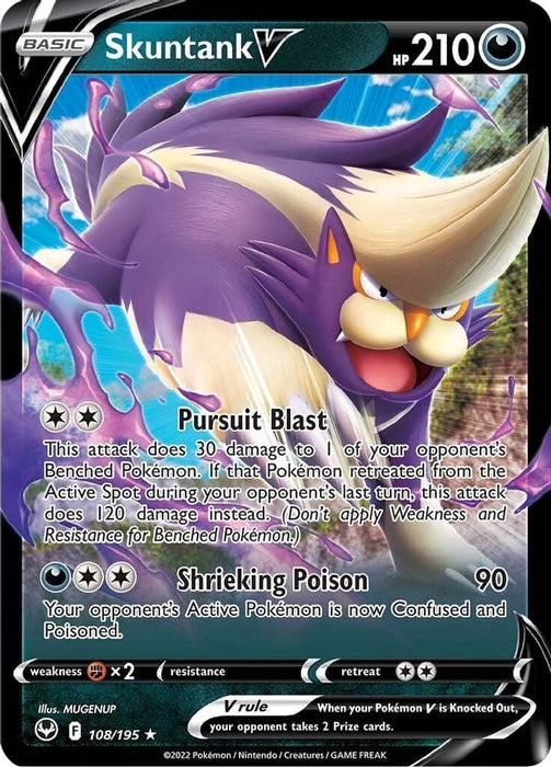 Skuntank V (#108/195) (SWSH12: Silver Tempest)