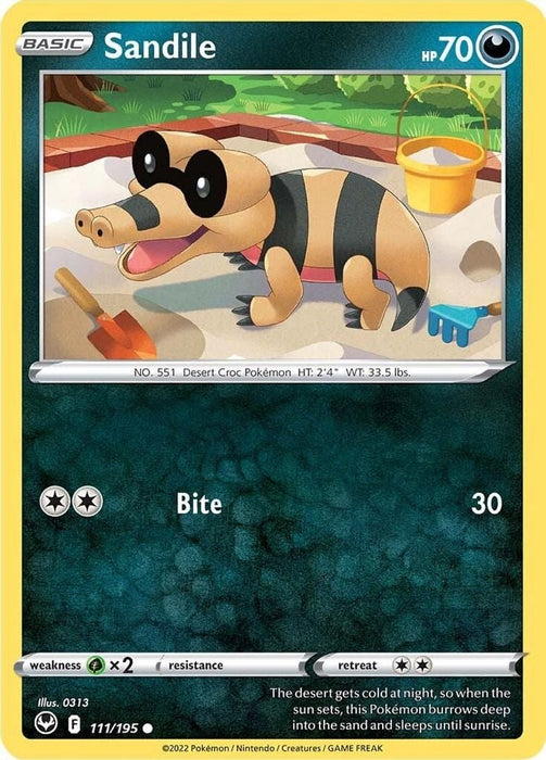 Sandile (#111/195) (SWSH12: Silver Tempest)