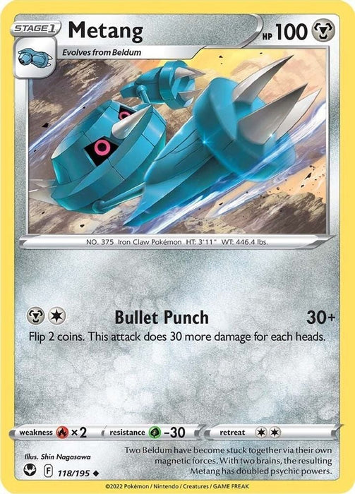 Metang (#118/195) (SWSH12: Silver Tempest)