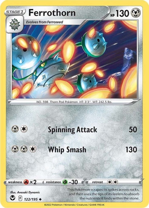 Ferrothorn (#122/195) (SWSH12: Silver Tempest)