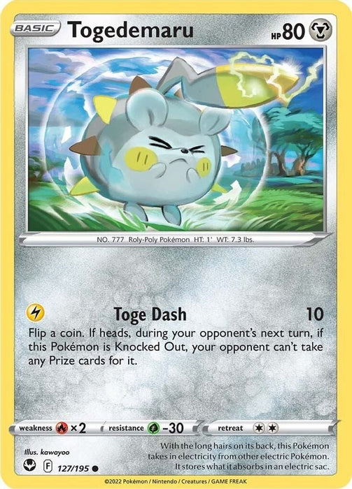Togedemaru (#127/195) (SWSH12: Silver Tempest)