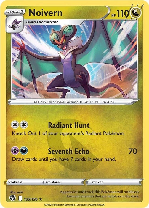 Noivern (#133/195) (SWSH12: Silver Tempest) Near Mint Reverse Holofoil