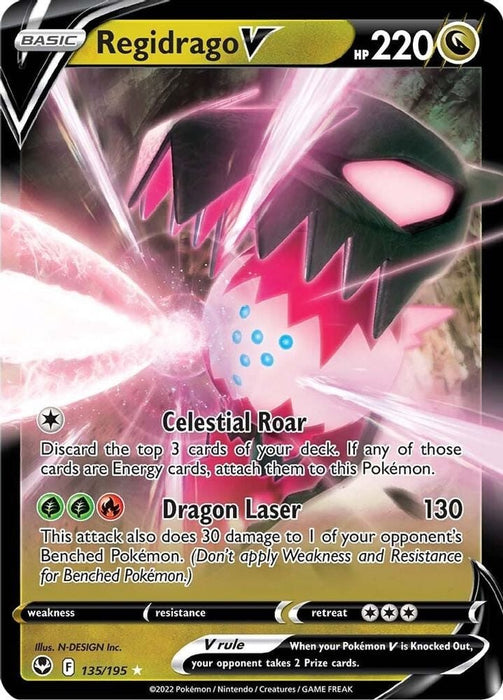Regidrago V (#135/195) (SWSH12: Silver Tempest)