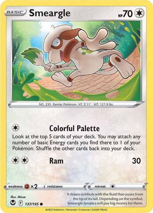 Smeargle (#137/195) (SWSH12: Silver Tempest)
