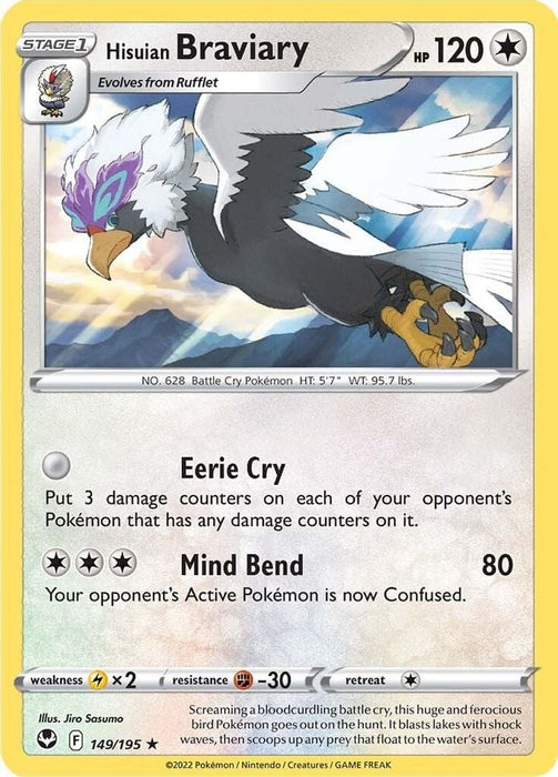 Hisuian Braviary (#149/195) (SWSH12: Silver Tempest)