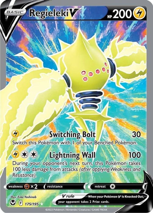 Regieleki V (Full Art) (#175/195) (SWSH12: Silver Tempest)