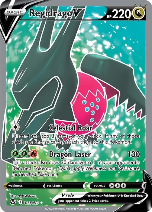 Regidrago V (Full Art) (#183/195) (SWSH12: Silver Tempest)