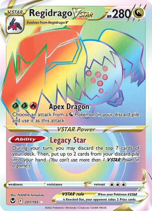 Regidrago VSTAR (Secret) (#201/195) (SWSH12: Silver Tempest)