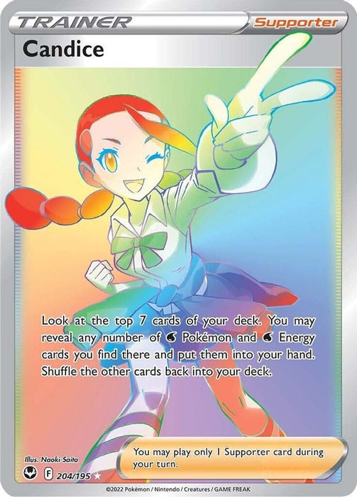 Candice (Secret) (#204/195) (SWSH12: Silver Tempest)