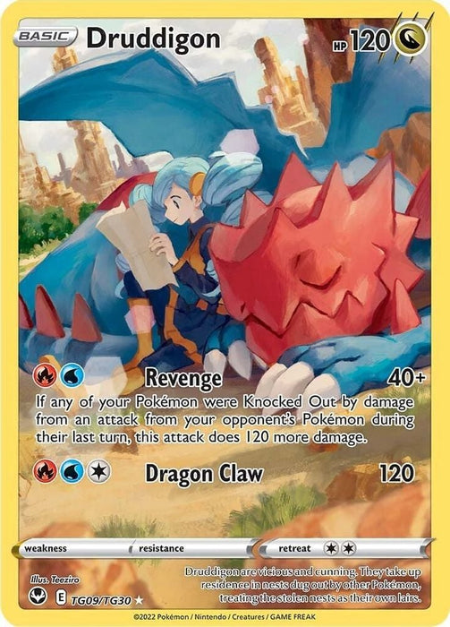 Druddigon (#TG09/TG30) (SWSH12: Silver Tempest Trainer Gallery)