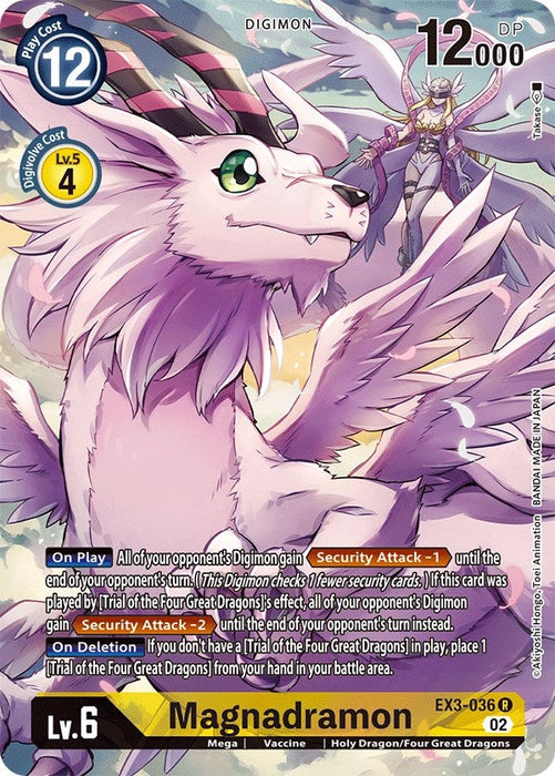 Magnadramon (Alternate Art) (EX3-036 R)