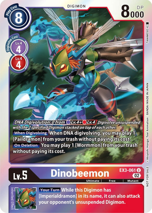 Dinobeemon (Box Topper) (EX3-061 U)